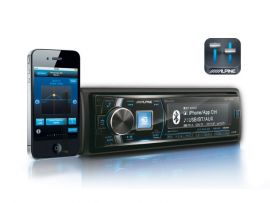 alpine-ide-178bt-4 Alpine iDE-178BT - Mech-less Digital Media Receiver with Bluetooth